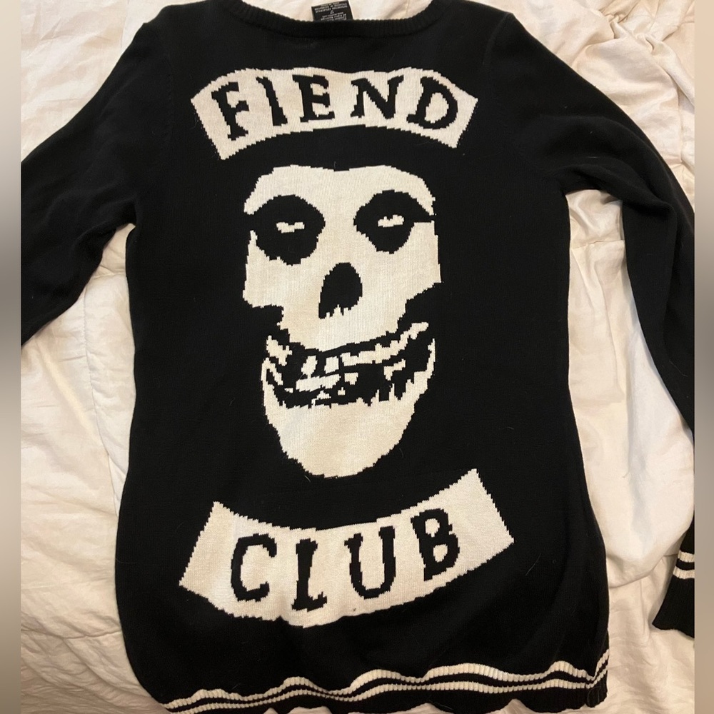 Misfits Fiend Club Hot topic cardigan size M